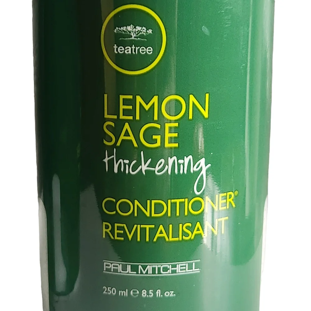 Two (2) Paul Mitchell Teatree Lemon Sage Thickening Hair Conditioner 8.5 oz Each